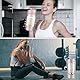 Calenxy 650ML Shaker Elektrisch Shaker mit Pulverfach, Eiweiß Shaker Flasche, Shaker Proteinshake USB Wiederaufladbar Mixerbecher, Protein Mixer Shaker für Proteinshake und Milch Shake BPA-frei