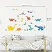 DECOWALL DW-1703 Colourful Dinosaur Kids Wall Stickers Wall Decals Peel and Stick Removable Wall Stickers for Kids Nursery Bedroom Living Room d?cor Dino Boys Art Baby playroom Vinyl Decorations