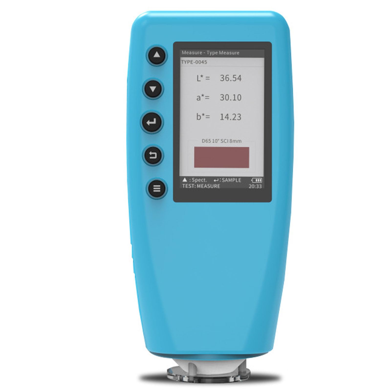 Fcttcd Portable Color Analyzer, Digital Color Reader, Precision Color Difference Meter Tester With 4mm Aperture For Color Checking