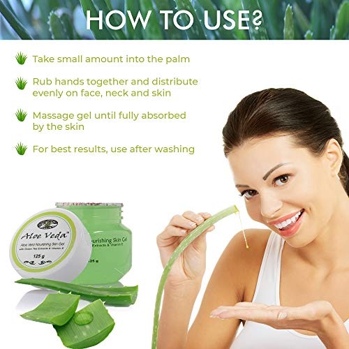 Image of Aloe Veda Aloe Vera Multipurpose Beauty Gel for Face,Skin and Hair- Pure Natural Gel - Ideal for Skin, Face, Acne Scars, Hair Care, Moisturizer & Dark Circles Pack of 1