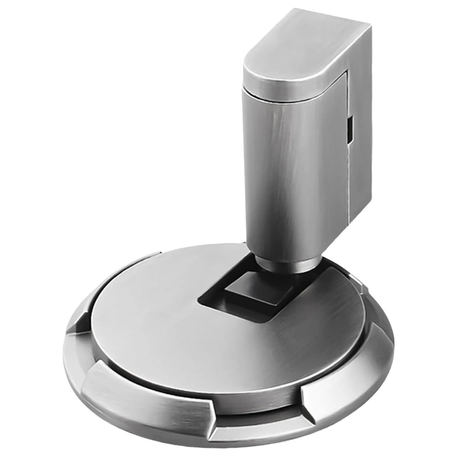 Kdhcvkz Bright Silver 1Pcs Magnetic Door Stopper Windproof Heavy Duty No Drill Door Stopper