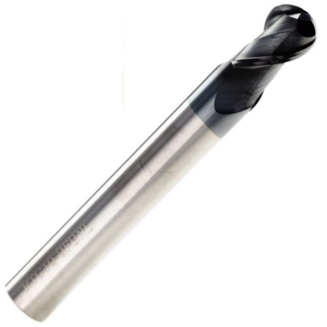 16mm Solid Carbide 2 Flute Ballnose Slot Drill TiAlN Coated/Ball Nose End Mill