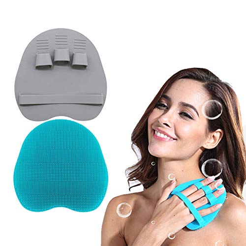 Soft Silicone Shower Brush, Body & Face & Short Hair Wash, Bath Exfoliating