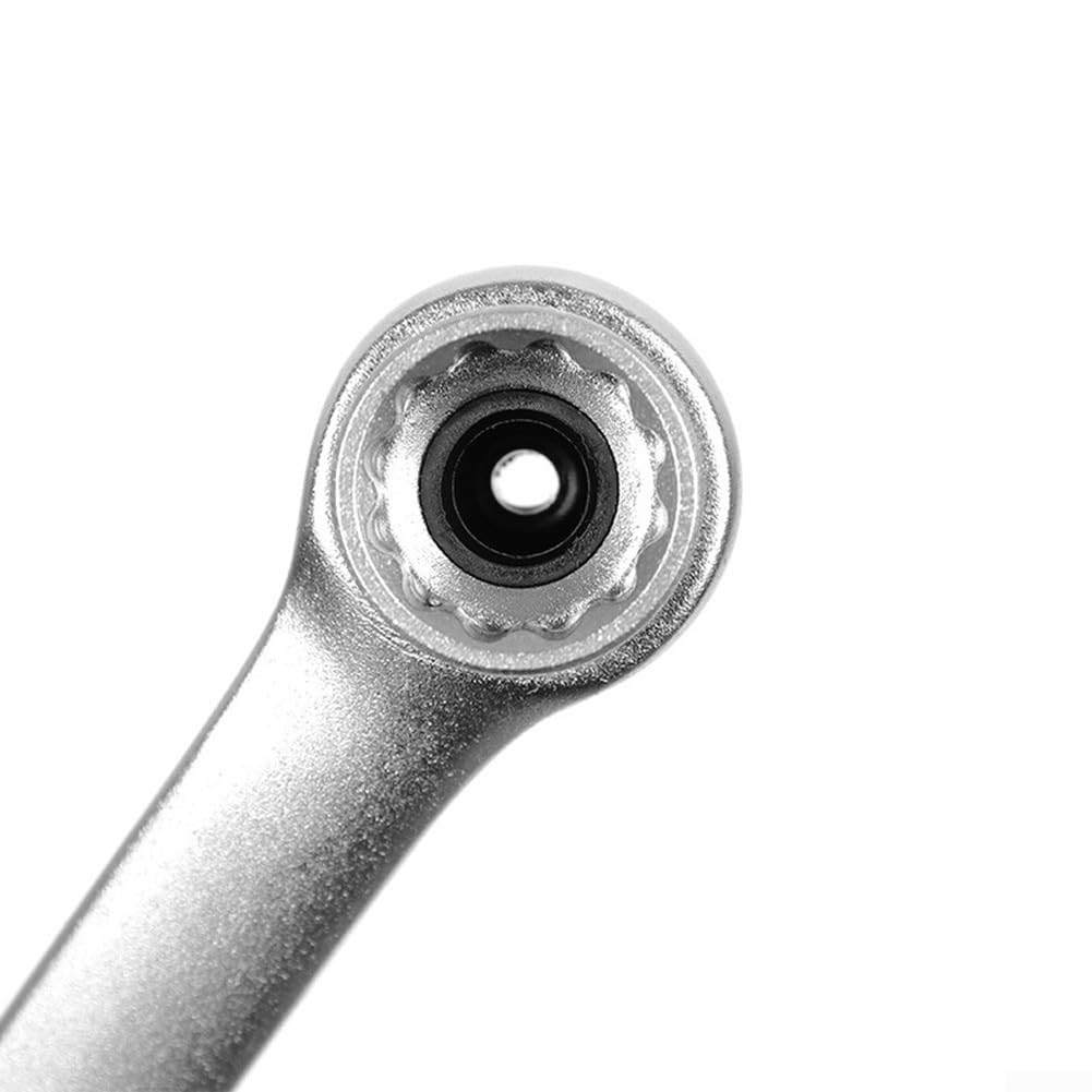 Bremsenentlüftungsschlüssel, Bremssattel-Entlüftungsschraube, Steckschlüssel-Set, Ölablassventilschlüssel, Werkzeug für Auto-Bremsendienst (7-teiliges Set)