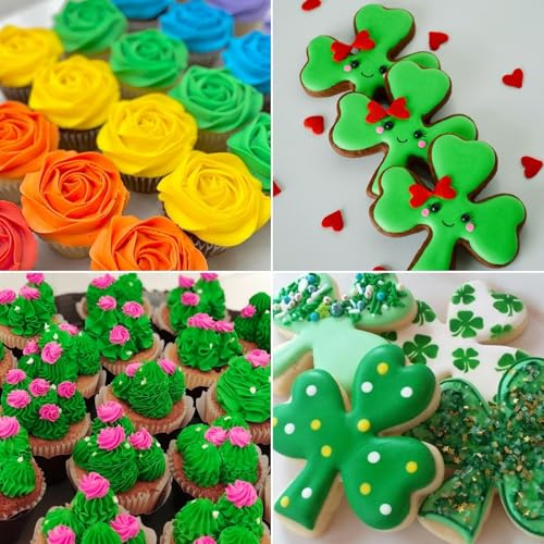 Image of Green Gel Food Coloring - 4.5 oz Professional Grade Concentrated Food Dye, Gel Based Coloring for Icing, Baking, Cake Decorating & Cookies