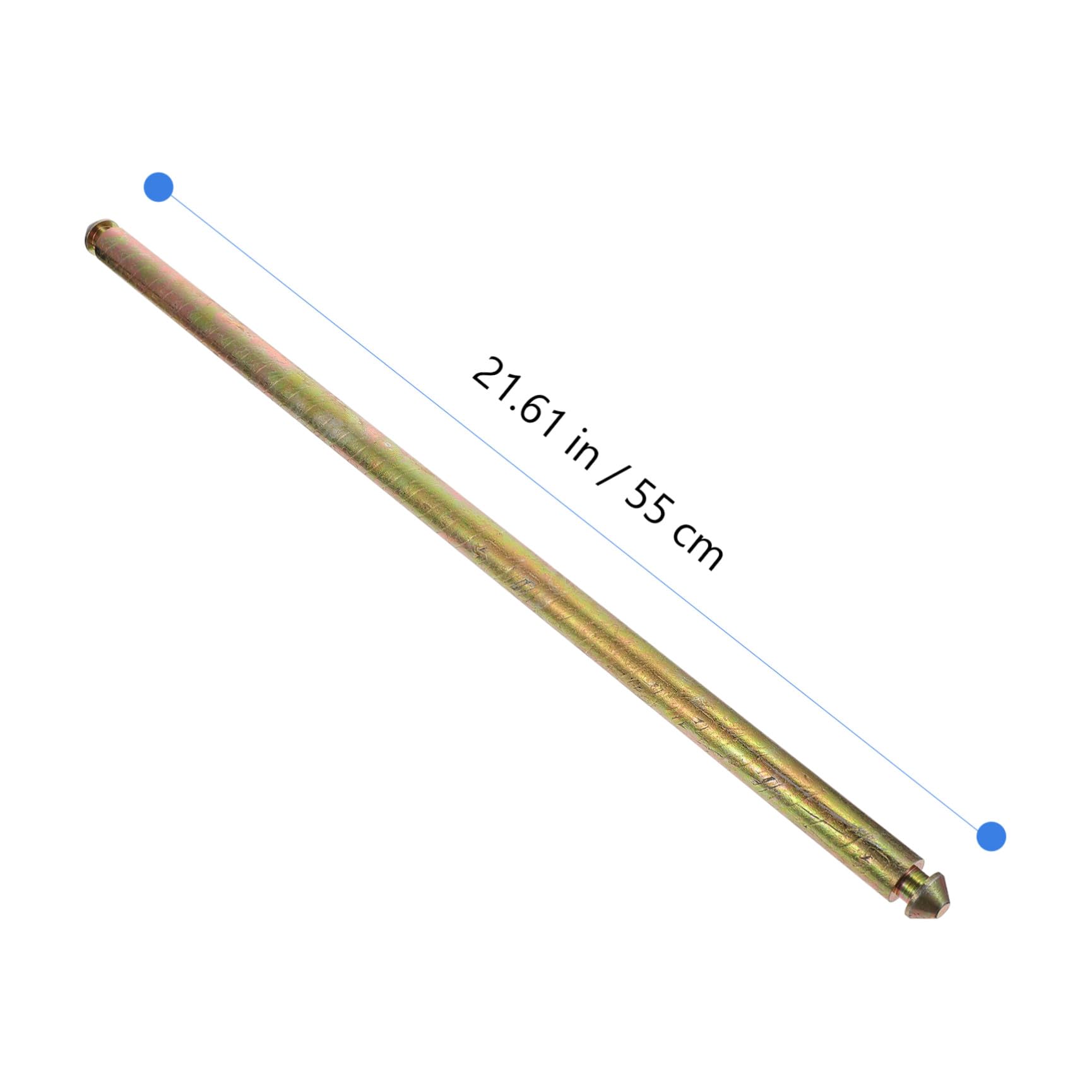 BESPORTBLE Eje de Acero Sólido 55 Cm para Cubo de Basura Accesorio Resistente para Bote de Basura Exterior Soporte Duradero para Contenedores de Repuesto Práctico para Residuos