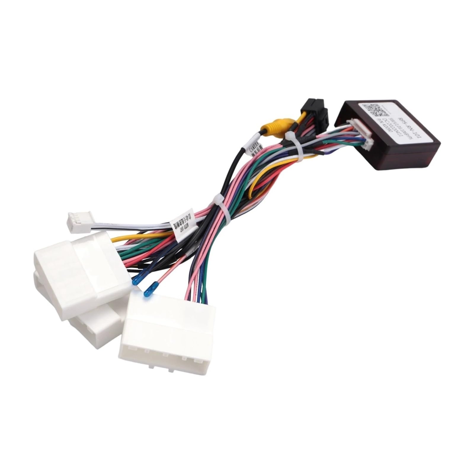 Car Android Stereo 16PIN Power Wiring Harness Cable Adapter with CANbus Box Compatible for Renault Dacia Duster/Arkana