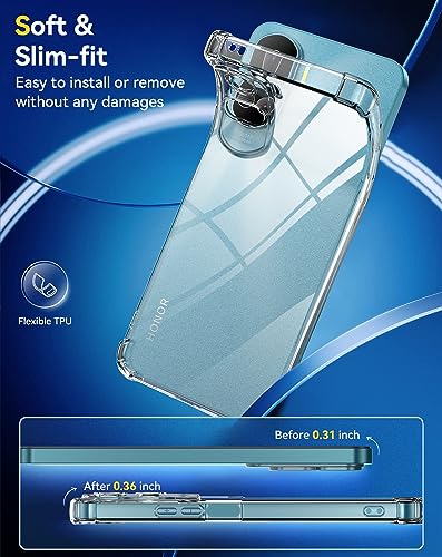 Cover Compatibile per Honor 90 Lite con 2