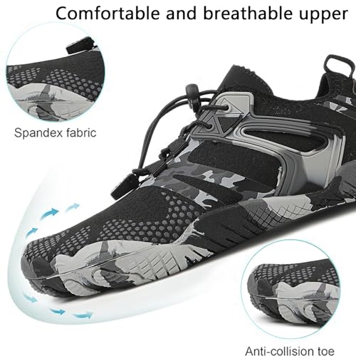 GUNIYIFS Water Shoes Men Women Adult Quick-Dry Aqua Sock Barefoot Shoes Non-Slip Hike Breathable Footwear Outdoor Athletic Beach2