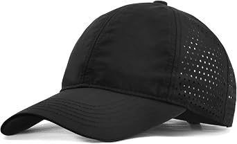 Breathable Mesh Baseball Caps, Mens Fashion Trucker Caps, Summer Unisex Sun Caps, Ultralight Plain Adjustable Dad Hats, Quick Dry Sport Casual Peaked Caps for Outdoor Travel Women