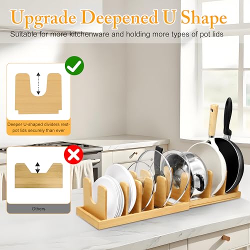 MinBoo-Bamboo-Expandable-Pot-Lid-Organizer-Pot-and-Pan-Organizer-Drawer-Organizer-for-Pot-Lids-Adjustable-10-U-Shaped-Dividers-for-Kitchen-Cabinet-Organizers-and-Storage-Bamboo-1