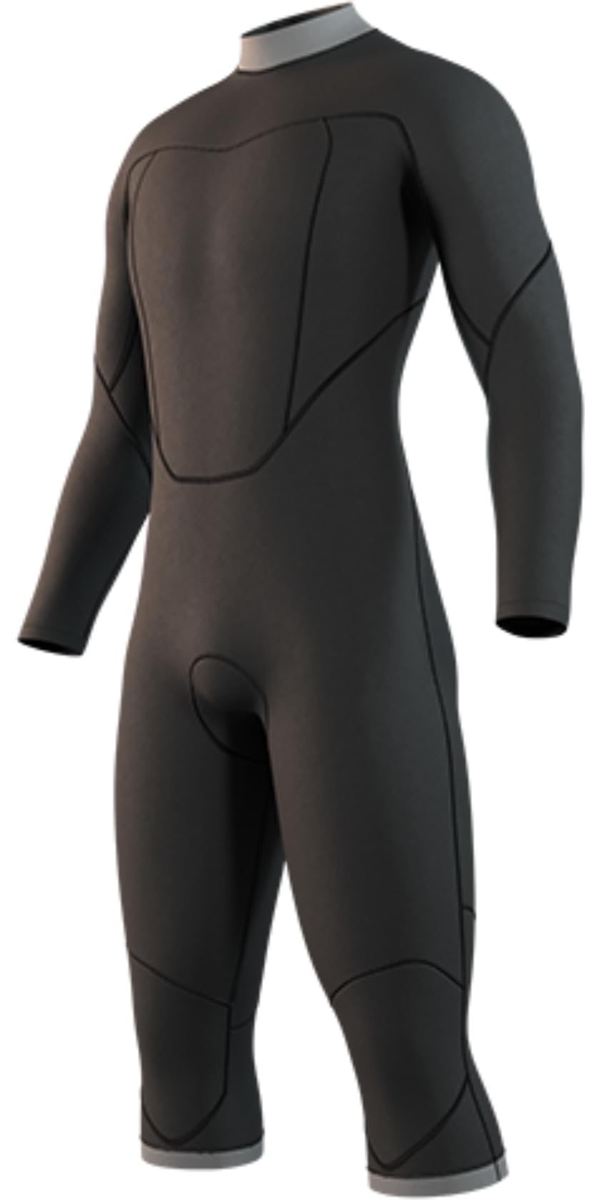 Mystic Wassersport – Surf Kitesurf & Windsurfen Herren-Neoprenanzug, 3/2 mm Langer Arm, kurzes Bein, Reißverschluss hinten