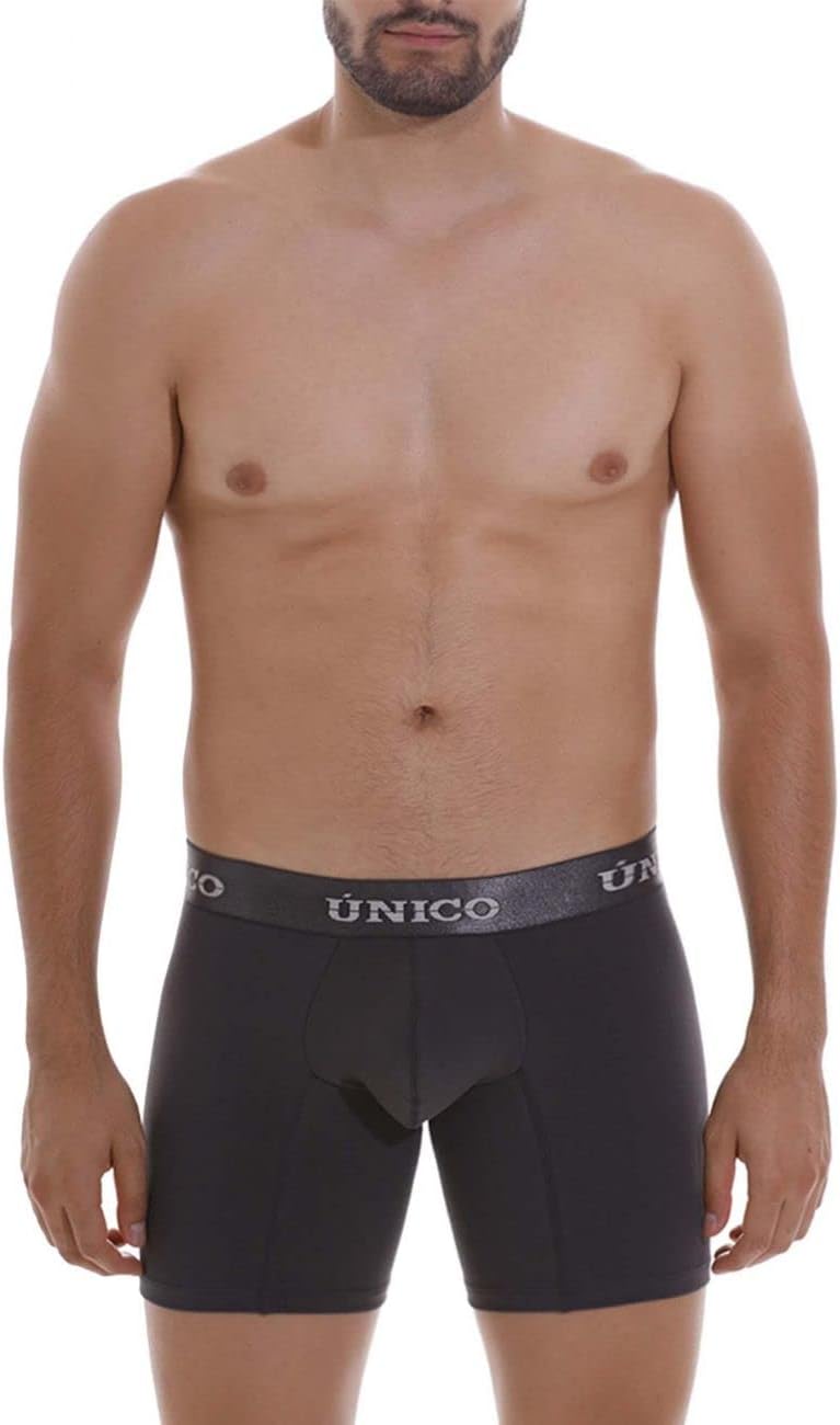 Mundo Unico Men Boxer Briefs | Cotton (US, Alpha, Large, Regular, Regular, Dark Grey) - Image 6
