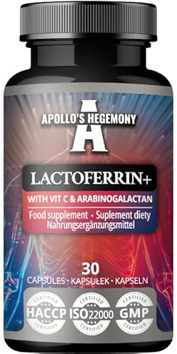 Apollo's Hegemony Lactoferrin+ 100 mg, Vegan Capsules