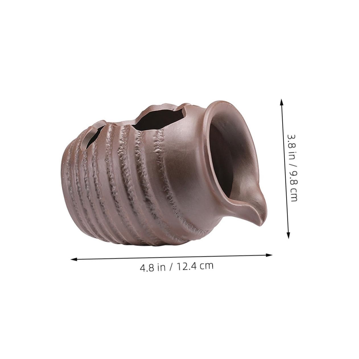 HEMOTON Ceramic Jar Indoor Water Fountain Decorative Circulating Fountain for Garden and Home Elegant Water Dispenser for Relaxation and Aesthetic Appeal Outdoor Spaces