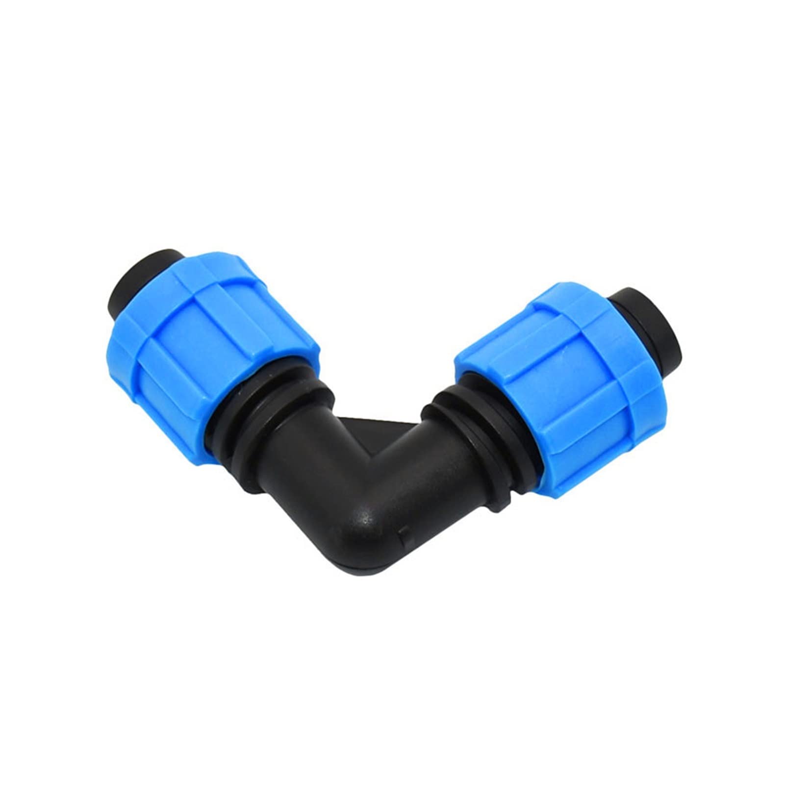 Collegamento dell'acqua spray. Nastro di irrigazione a goccia 5/8 gomito barbulto 90 gradi filettato ginocchio ginocchio ginocchio gomito for tubo di irrigazione for tubo flessibile Adattatore di coll