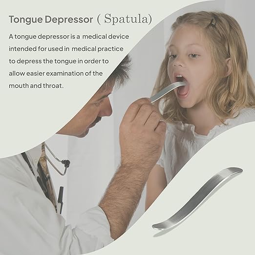 Bos Medicare Surgical® S-Shape Stainless Steel Tongue Depressor – Pack of 2 | Premium Medical Instrument Bos Medicare Surgical® S-Shape Stainless Steel Tongue Depressor – Pack of 2 | Premium Medical Instrument