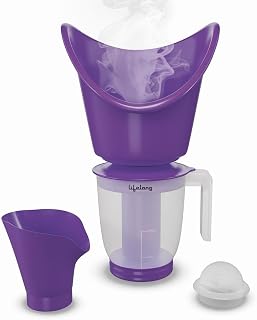 Lifelong LLS63 Face, Nose and Cough Steamer|3 in 1 Plastic Steam Vaporizer | Nozzle Inhaler, Facial Sauna and Facial Steam... Price In India