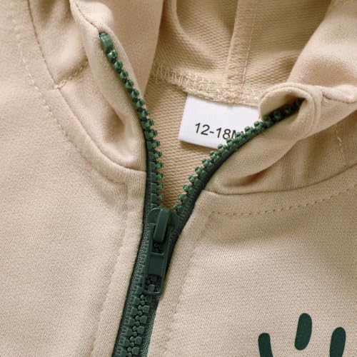 Image of YOUNGER STAR Toddler Baby Boy Girl Clothes Fall Winter Outfits Long Sleeve Hoodie Sweatshirt Sweat Pants Cotton Sweatsuits