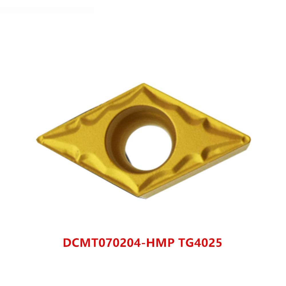 100P DCMT070204-HMP TG4025 Series CNC herramienta de corte de torno de metal ranurado inserto de carburo para SDJCR/L SDUCR/L soporte de herramientas