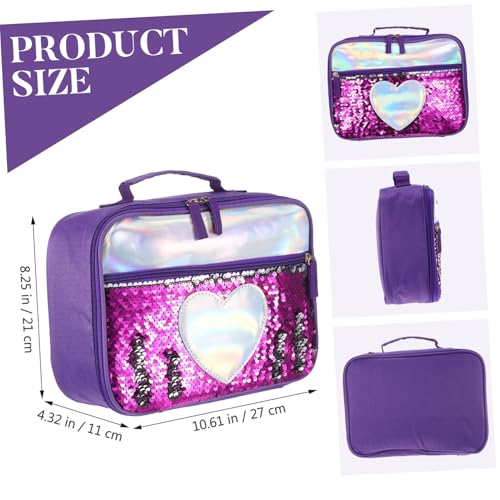 Sac de conservation des repas MAGICLULU lunch box isotherme sequins - 3