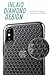 Smartish Silk iPhone Xs/X Clear Case - PUREVIEW Protective Slim iPhone 10 Grip Cover - Queen of Diamonds - Crystal Clear