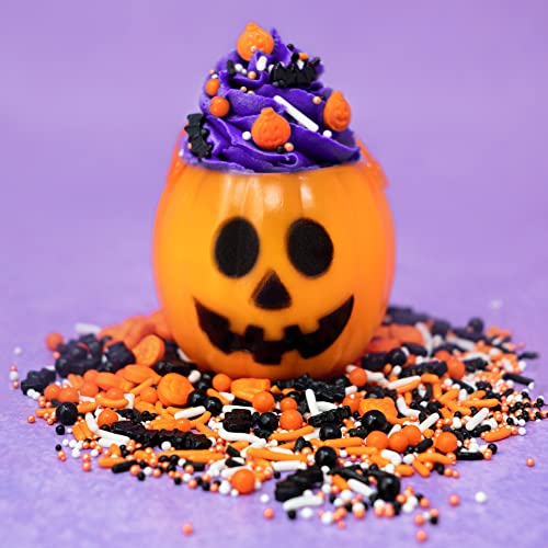 Sweets Indeed Sprinkles - Halloween Sprinkles - Cake Sprinkles - Gluten-Free Sprinkles For Baking - Cupcake And Cake Topper - Sprinkle Mix - Sprinklefetti - Trick Or Treat - 6.5 Ounces #TOP5