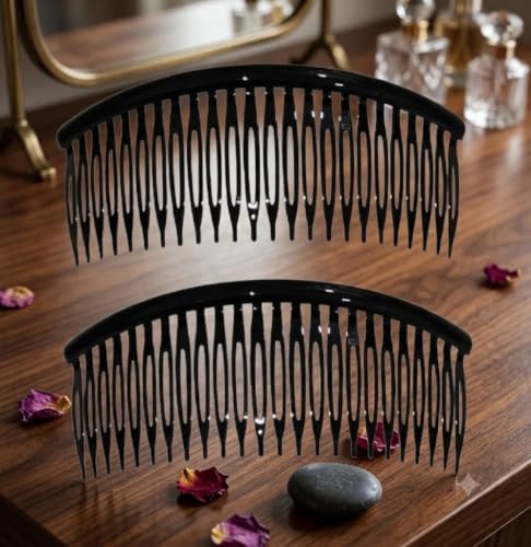 Image of ASPIRE-T Side Comb Side Hairpins Hair Clips Jooda Pins Bridal Hair Comb Clips French for Hair Acrylic Plastic Hair Accessories For Women And Girls (Half Comb 11)
