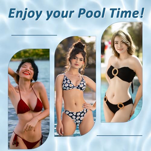 Image of Nimiah Waterproof Bathing Suit Inserts, Push up Padding for Swimsuit Tops | 3 Pairs Removable Comfy Lightweight Bra Pads Inserts for Bikini, Sewn Edges Durable Sport Bra Replacement Cups Fits A, B /C