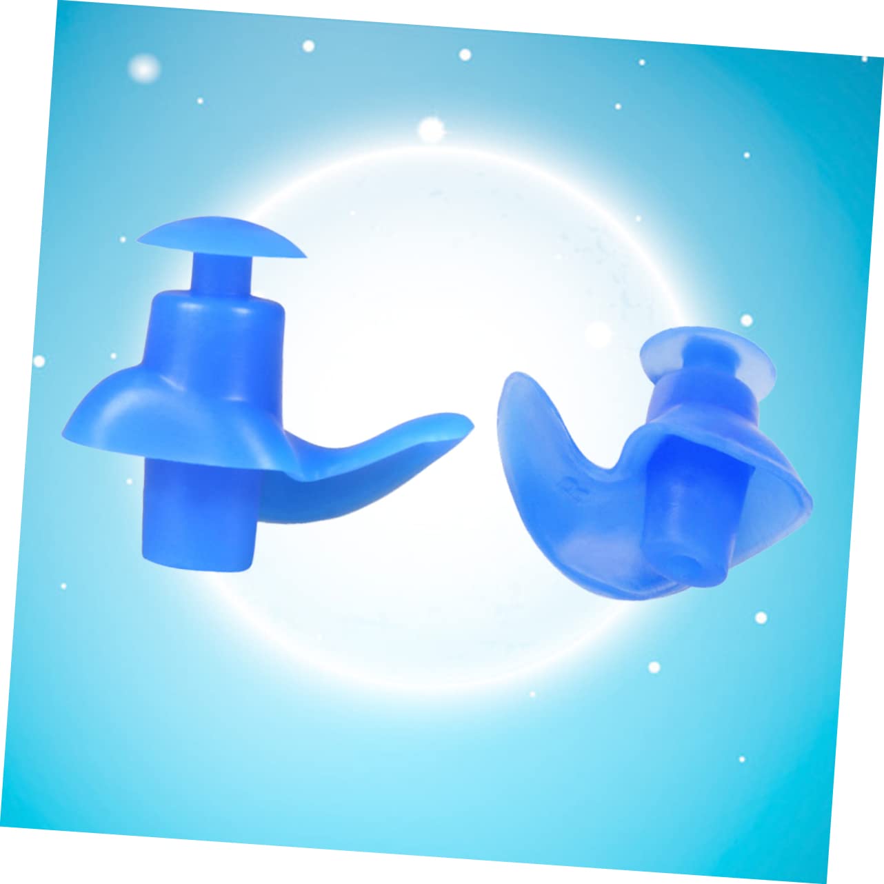 Healvian 15pares Tapones Oídos Impermeables de Silicona Ergonómicos para Natación Cordón Uso Piscina y Actividades Acuáticas