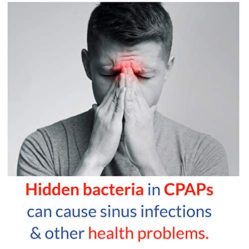 CleanSmart CPAP Disinfectant Spray, 8 Ounce Travel Bottle (Pack of 2), Kills 99.9% of Viruses, Bacteria, Germs, Mold, and Fungus, Leaves No Chemical Residue