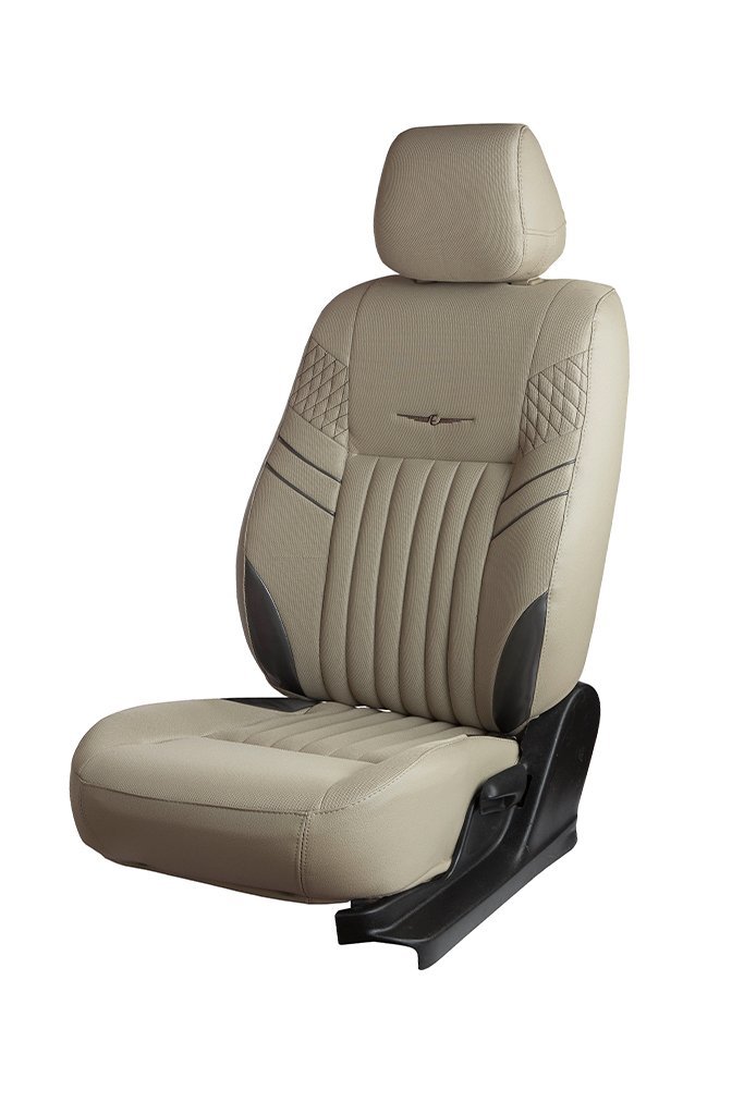 Elegant Fresco Mojo IGrey Fabric Car Seat Cover for Tata Tigor XT