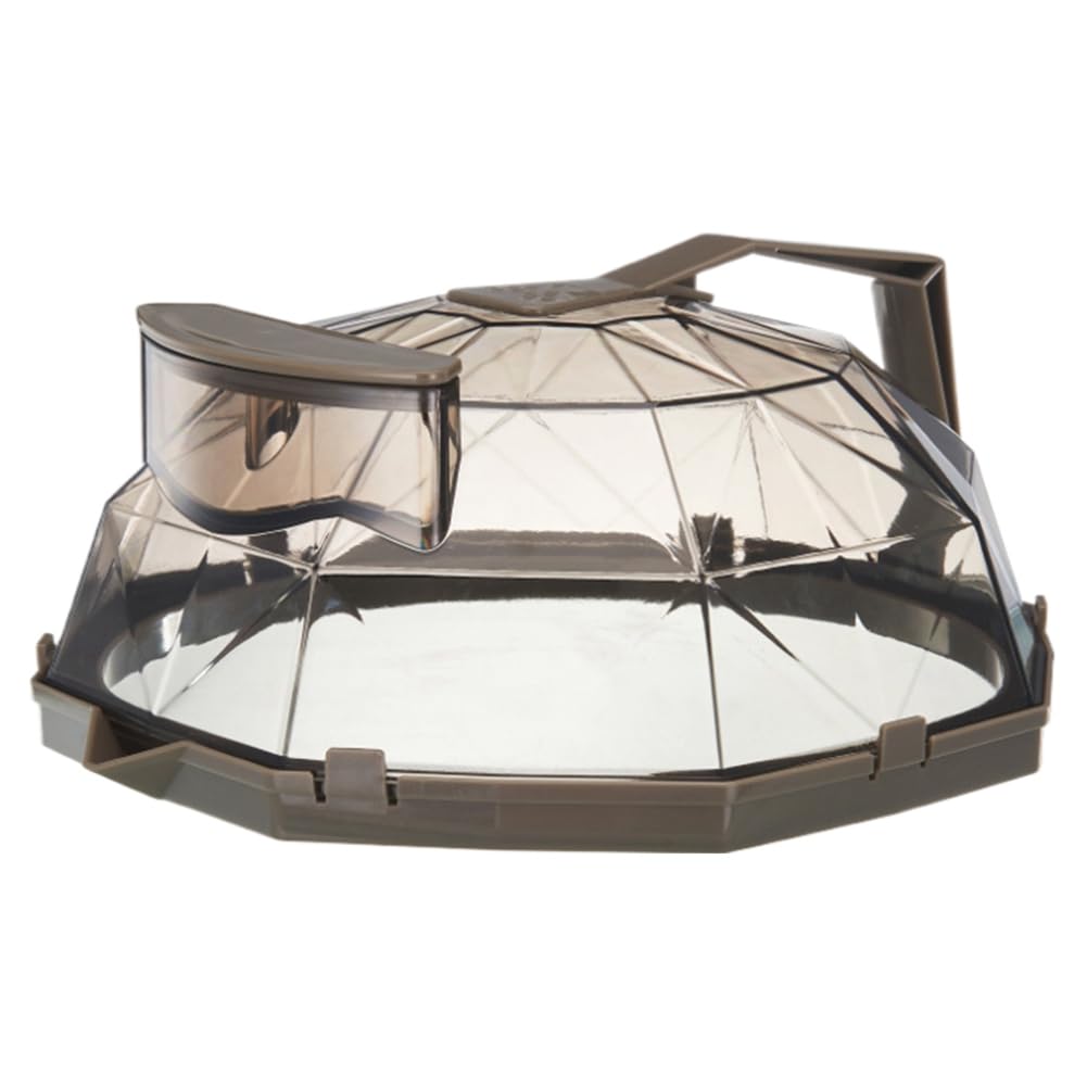 CTRLZS Microwave Food Cover with Handle and Water Storage Box Clear Heating Insulation Cover for Keeps for Microwaves Ovens Clean