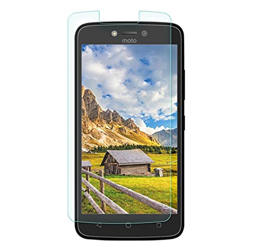 [2 paquetes] Motorola Moto C Protector de Pantalla, Moto C Protector de Pantalla de Vidrio Templado, HD Protector de Pantalla Transparente para 5.0 'Motorola Moto C [No Fit 5.0' Moto C Plus]