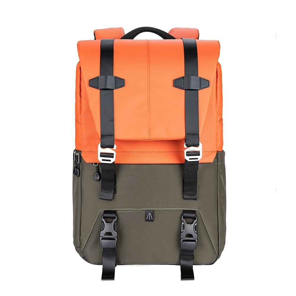Borsa Reflex Zaino fotografico con copertura antipioggia, borsa da viaggio for fotografia all'aperto, può trasportare un treppiede, accesso rapido laterale, design ergonomico(KF13.087AV1)