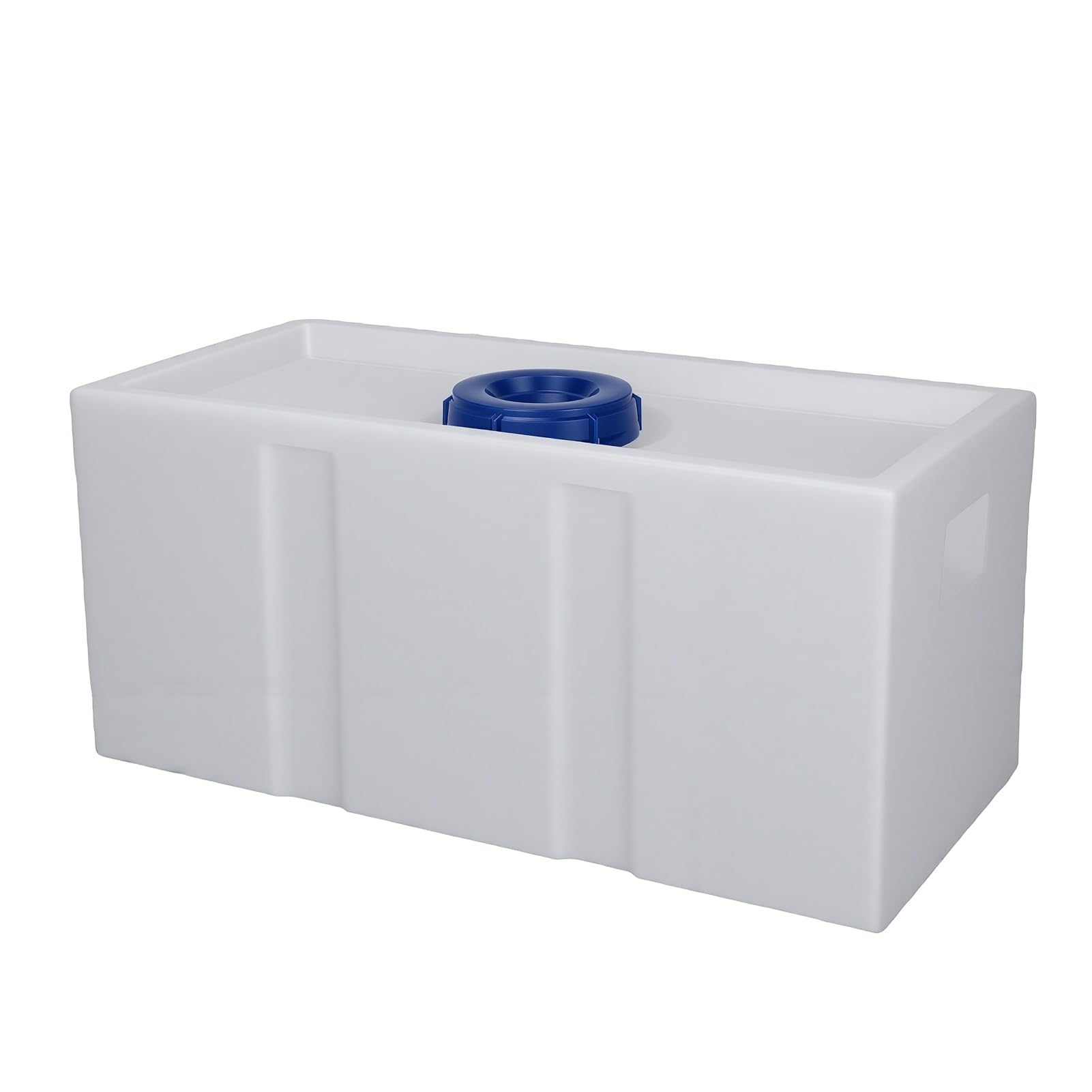 Haofy Zbiornik na wodę morską o Pojemności 20 Galonów 29,92 X 14,17 X 13,78 Cala LLDPE Klasy Spożywczej do łodzi i Jachtów, Port Napełniania 125 Mm z podwójną uszczelką, Boczne Uchwyty Zapewniające