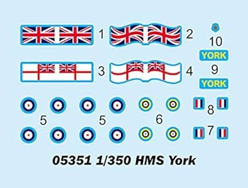 Amazon | トランペッター 1/350 イギリス海軍 重巡洋艦 HMS