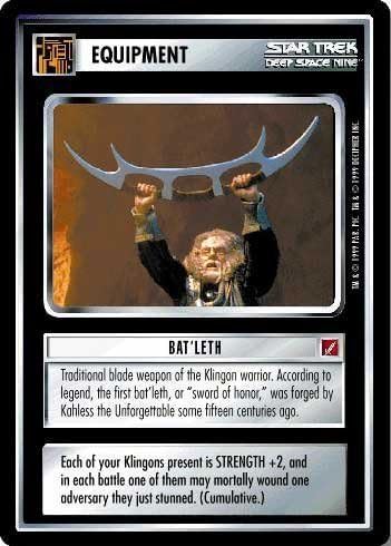 Decipher Star Trek CCG 1E Promo Tournament FOIL BAT'LETH
