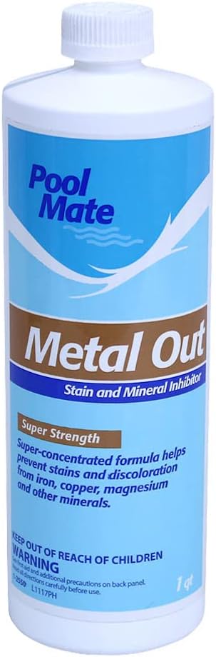 Pool Mate 1-2550 Metal Out Swimming Pool Mineral Remover, 1-Pack