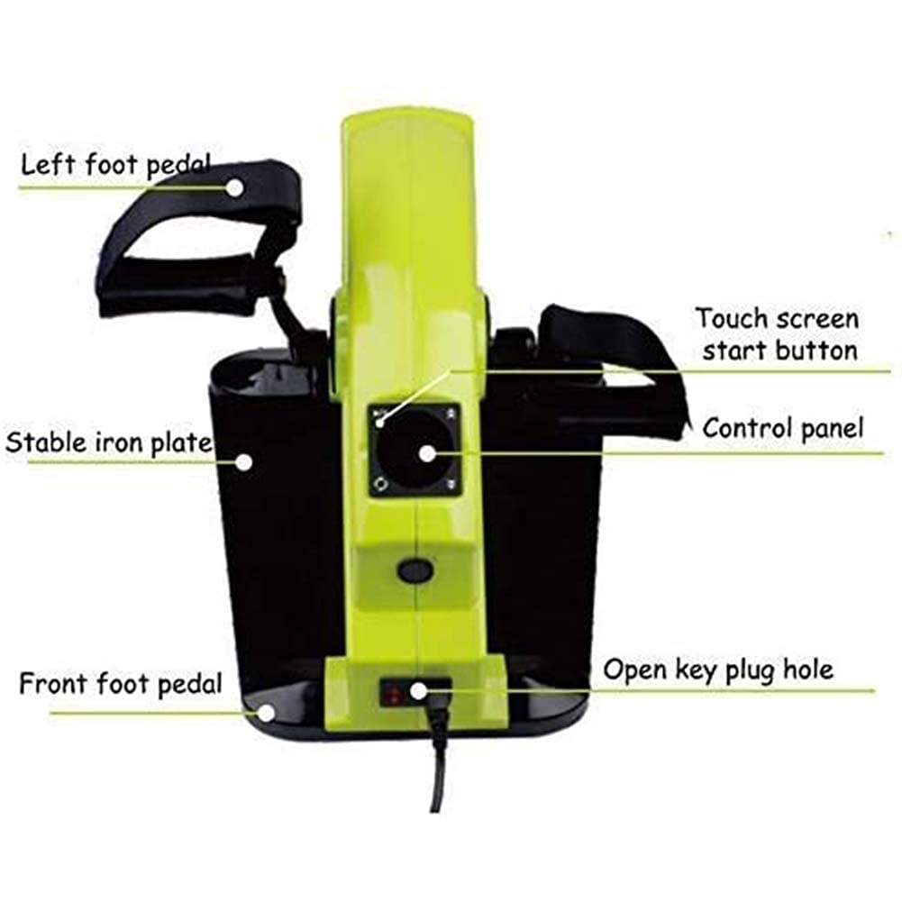 Pedaliera ellittica, Stepper, Cyclette elettrica per Riabilitazione, Mini Cyclette per Esercizi di Fitness, Cyclette per Arti Superiori e Inferiori