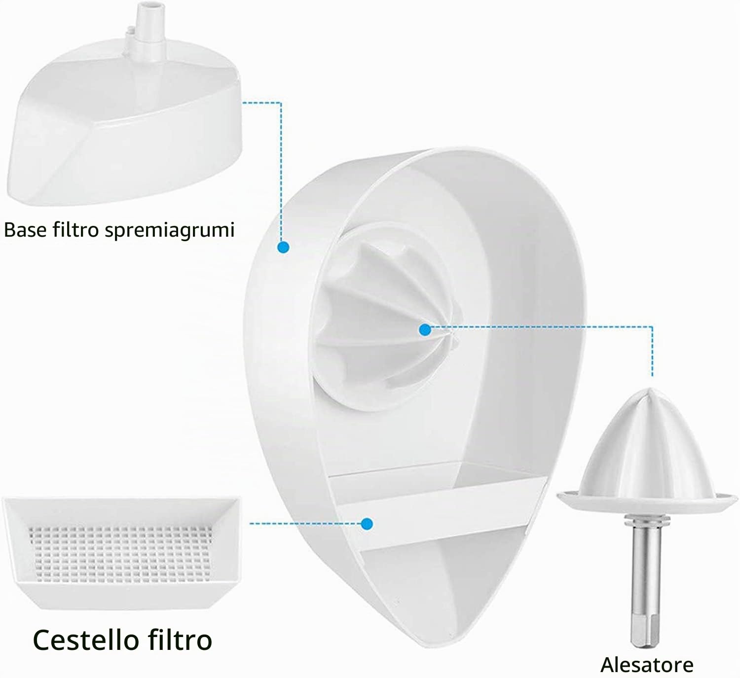 Spremiagrumi per frullatore, estrattore per robot da cucina Kitchen Aid