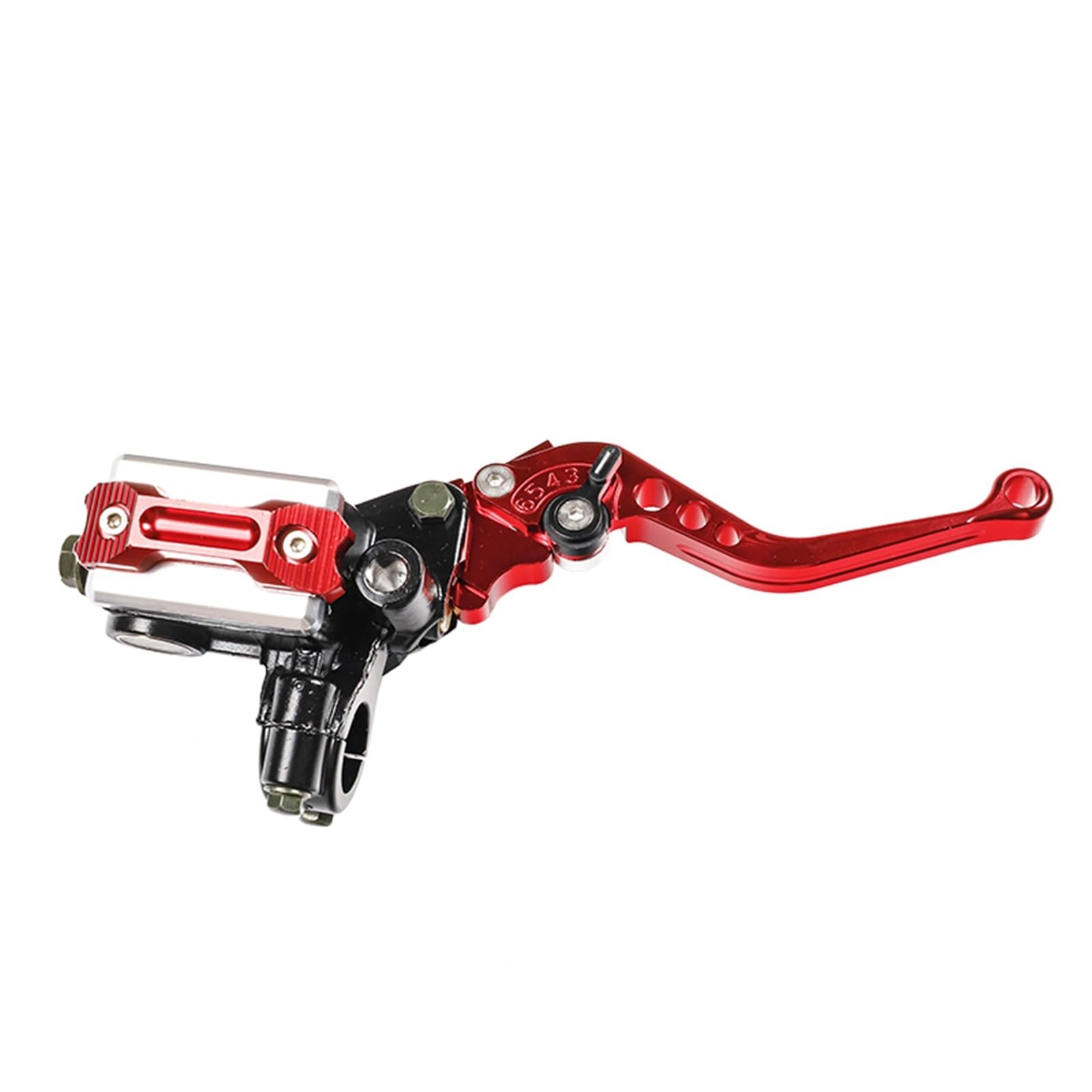 Gjihkwgz Motorcycle Brake Clutch Lever 22mm Universal Motorcycle CNC Handlebar Master Cylinder Lever Handle Hydraulic Brake Pump Clutch Adjustable Clutch Brake Lever(Brake red)