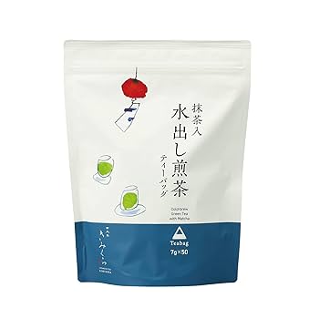 Amazon.co.jp: 抹茶入水出し煎茶ティーバッグ (7g×50個入（タグ