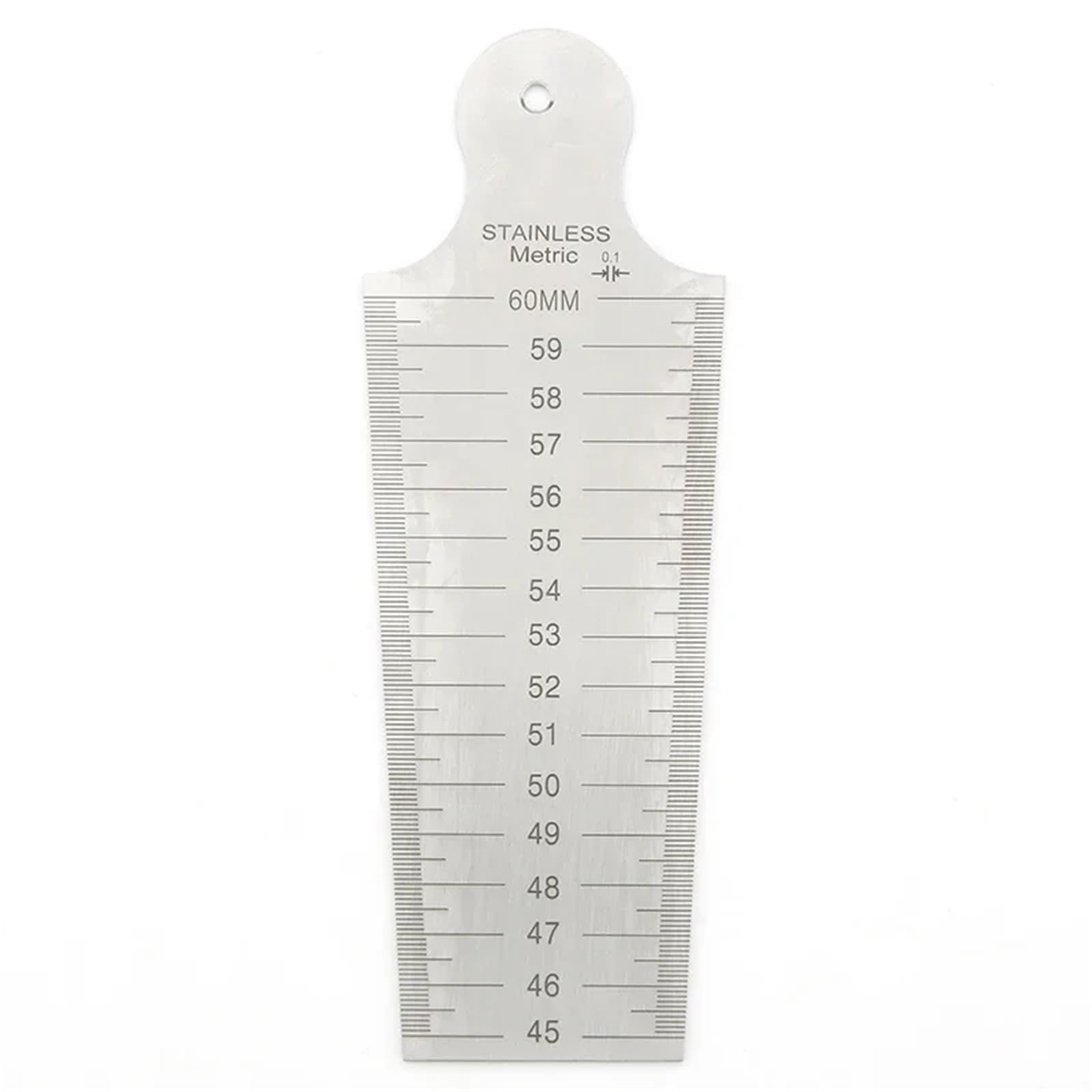 Feeler Gauges, Feeler Gauge Taper Conical Gaugs for Measurement Valve Thickness Measuring Probes for Gap Meter Tool(45-60mm)