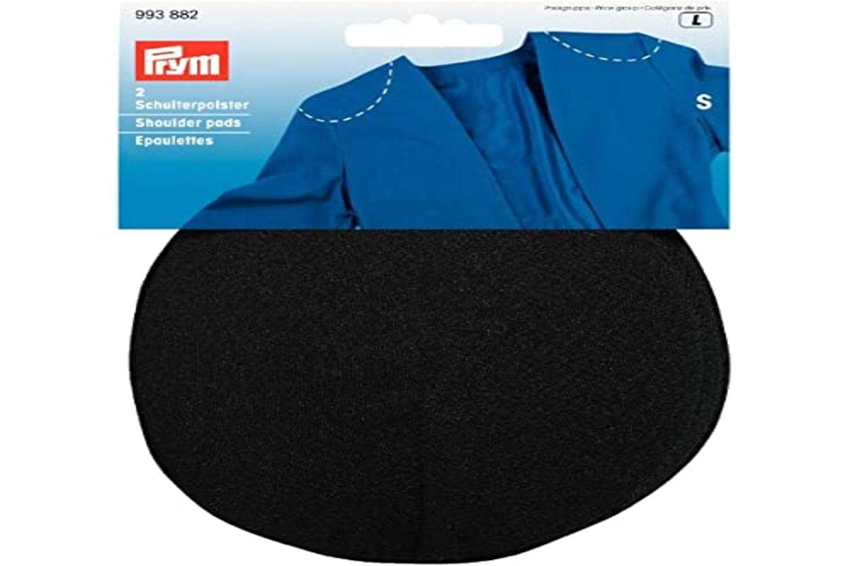 Prym Multi Shoulder Pads Raglan Without Hook And Loop Fastening Black S