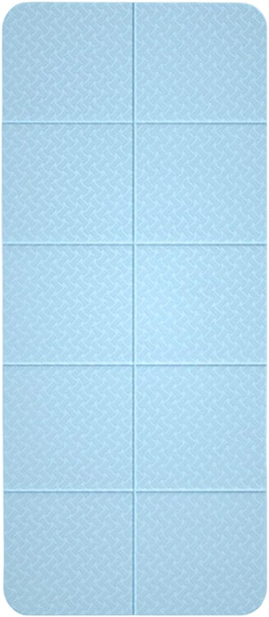 Travel Pilates Mat Nonslip Foldable Gym Workout Mats Fitness Training Pilates Exercise Workout Mats for Women Sports Outdoor Sports