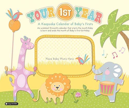 Orange Circle Studio 13-Month Your First Year Undated Keepsake Wall Calendar (51133)