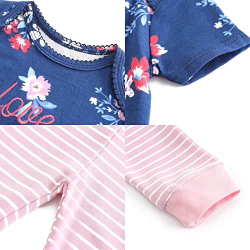 Image of MAMIMAKA Newborn Layette Gift Set Bodysuits Pants for Baby Girl and Boy 24 Piece 100% Cotton Essentials and Accessories