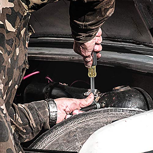 TACKLIFE Screwdriver and Nut Driver,16-in-1 Interchangeable Screwdriver Set, CA+TPR Handle S2 Alloy Steel-HSS3A