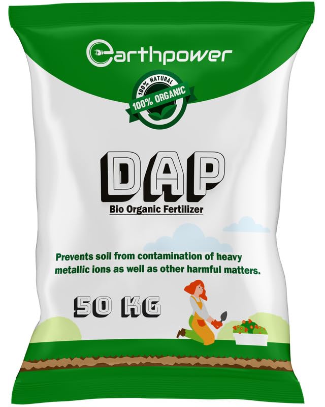 EarthPower Organic Dap Fertilizers for Plants, Organic DAP Fertilizer for Crops, All Purpose Bio Organic DAP Fertilizer for Home Plants & Gardening 50 kg (B0CN32XR46) Amazon Price History, Amazon Price Tracker